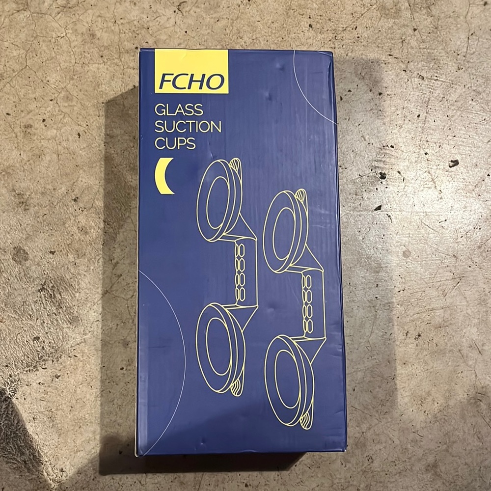 Glass suction cups